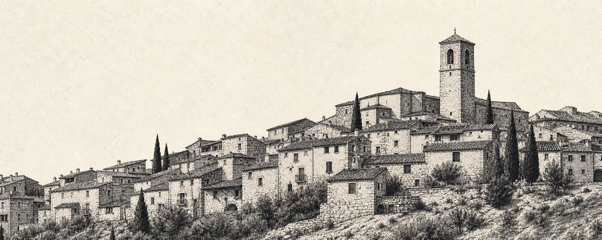 Ilustración panorámica de Cinctorres